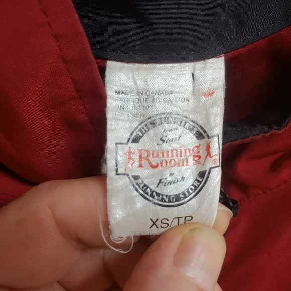 Red Jacket with Reflective Stripes - Picture 7 of 7